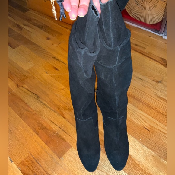 Suede Wedge Boots - Picture 4 of 6